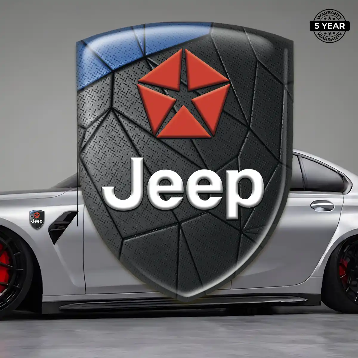 Jeep Resin Domed Sticker Opulent Line