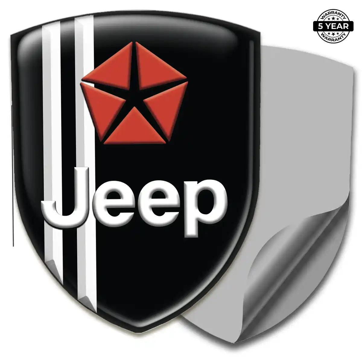 Jeep Resin Domed Sticker Prime Quality