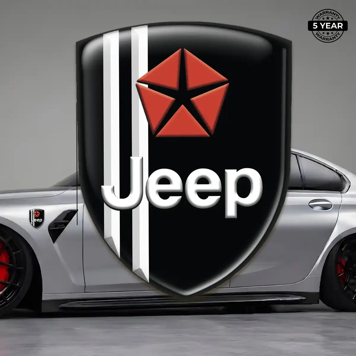 Jeep Resin Domed Sticker Prime Quality