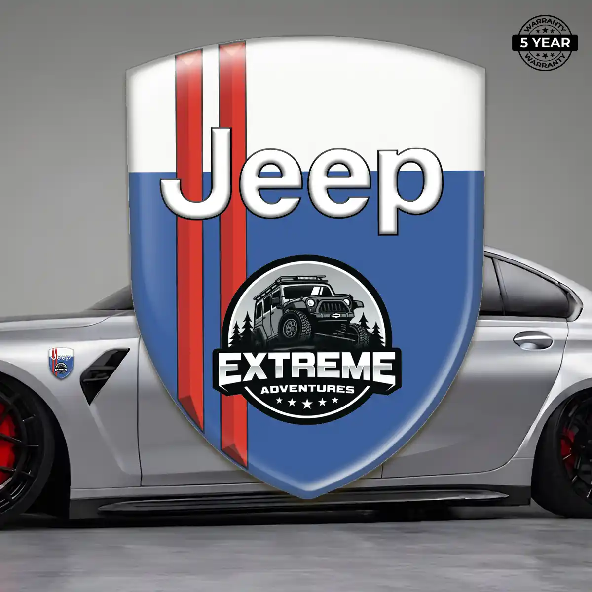 Jeep Resin Domed Sticker Superior Craft