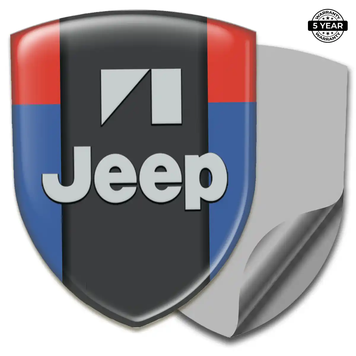 Jeep Resin Emblem Sticker Cabin Style