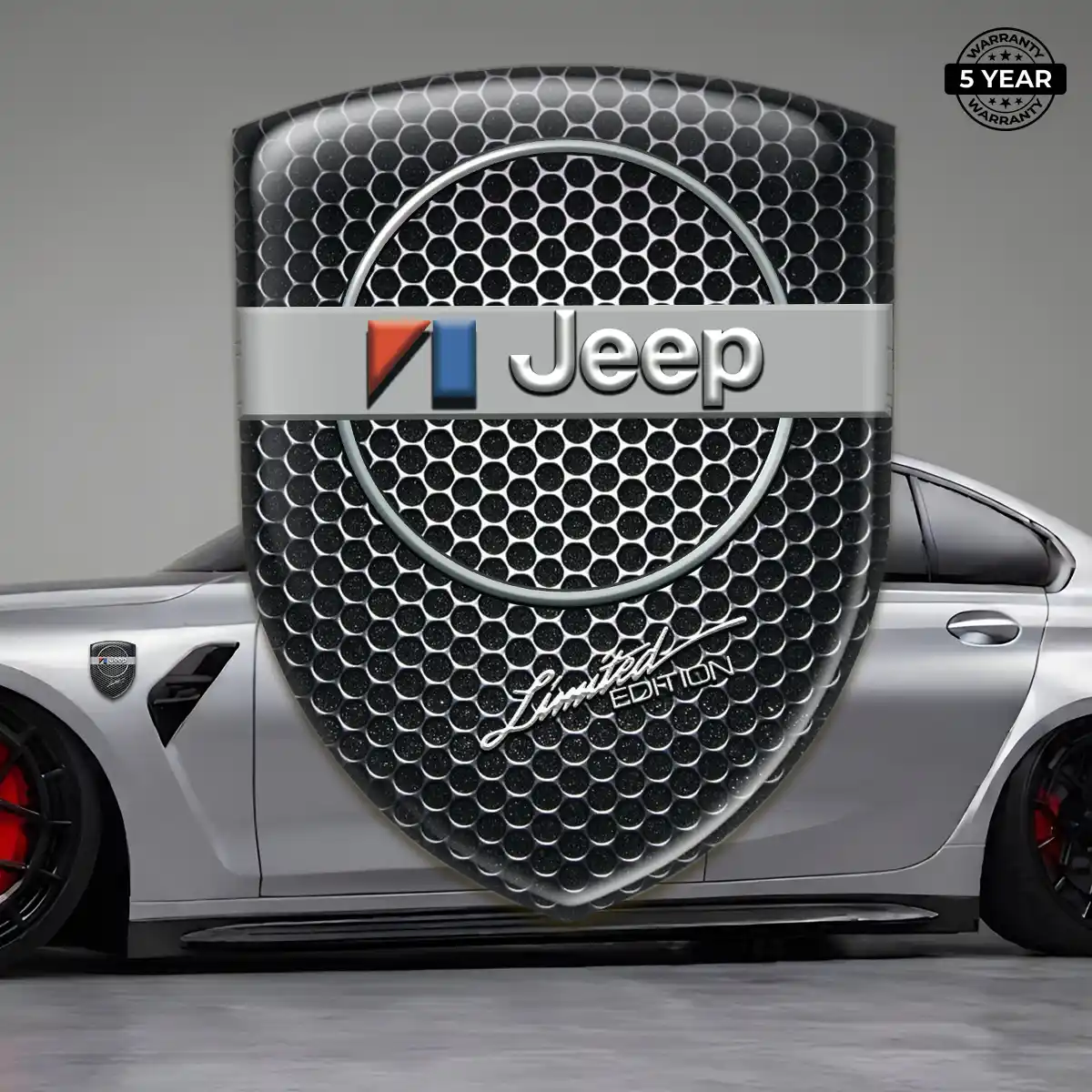 Jeep Resin Emblem Sticker Exclusive Series