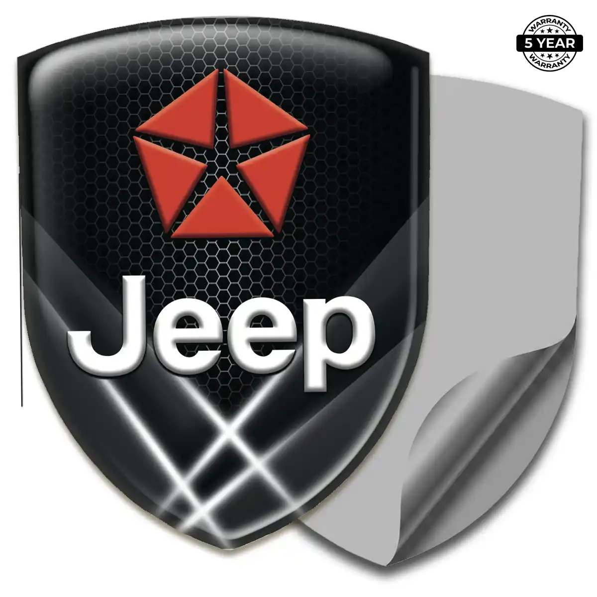 Jeep Resin Emblem Sticker Noble Edition