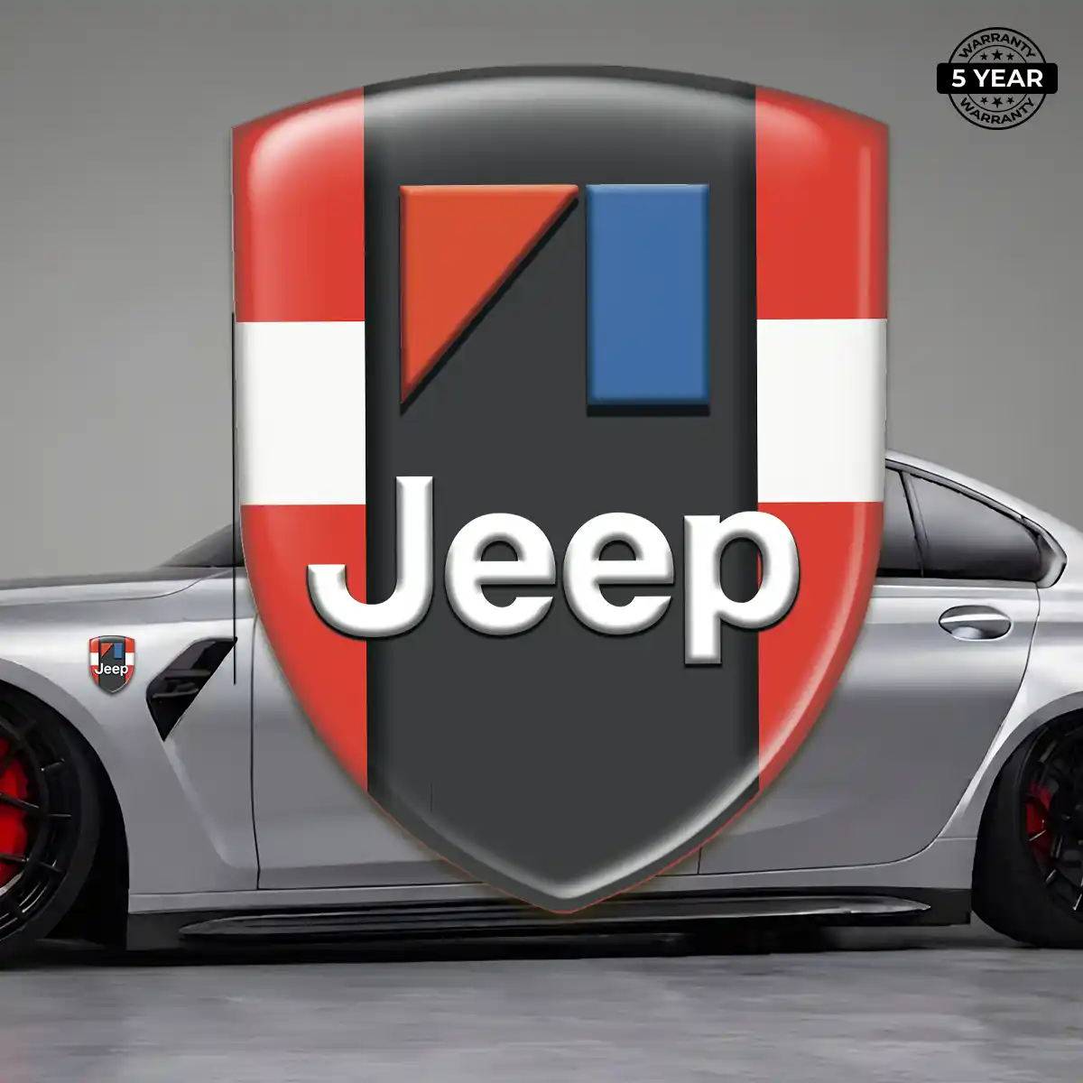 Jeep Resin Emblem Sticker Opulent Line