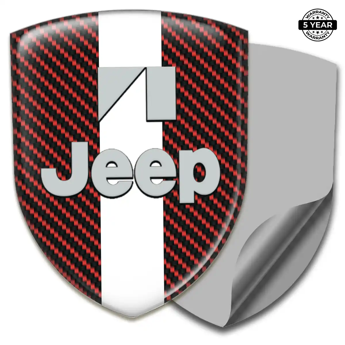 Jeep Resin Emblem Sticker Premium Dome