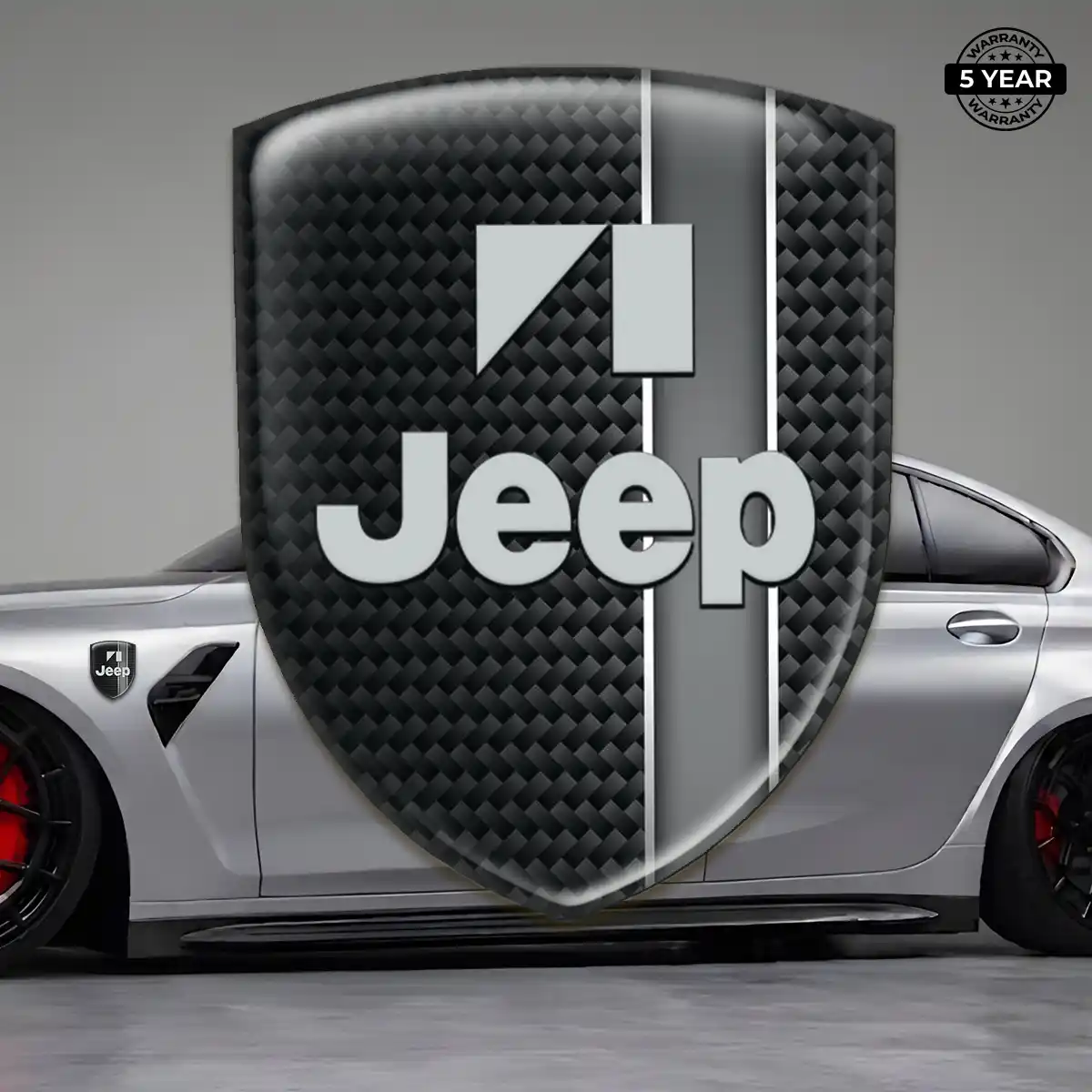 Jeep Resin Emblem Sticker Prestige Line