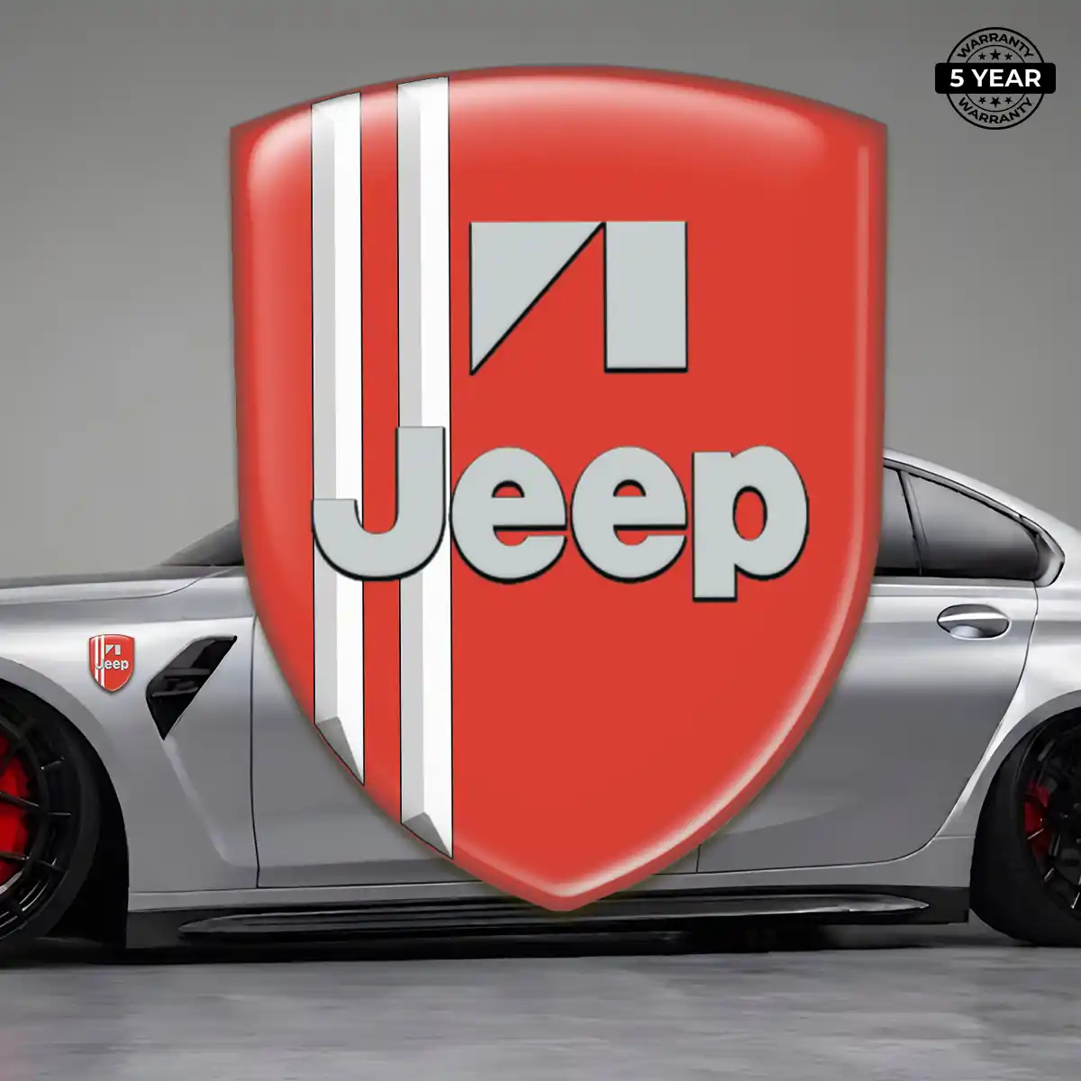 Jeep Resin Emblem Sticker Prime Quality