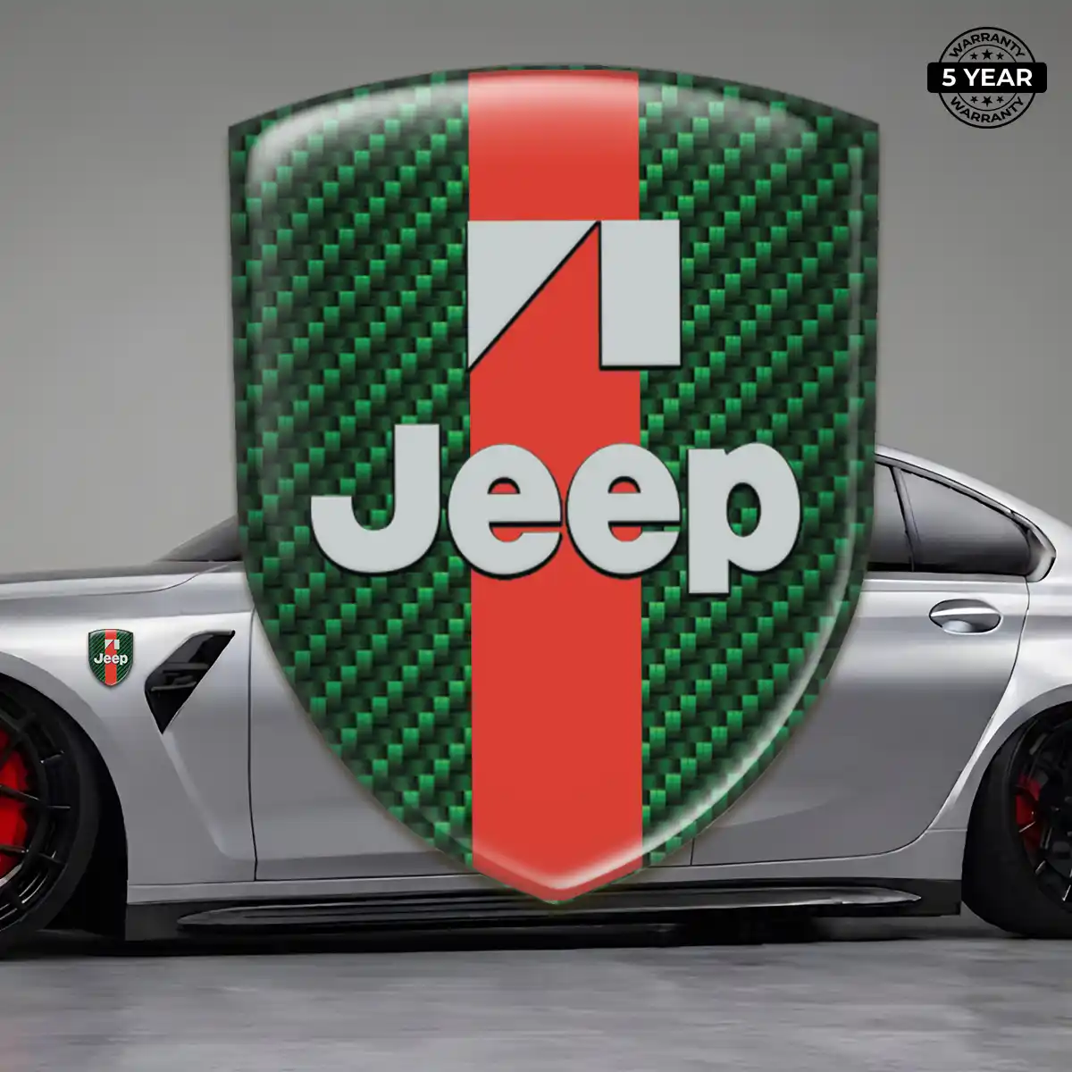 Jeep Resin Emblem Sticker Superior Craft