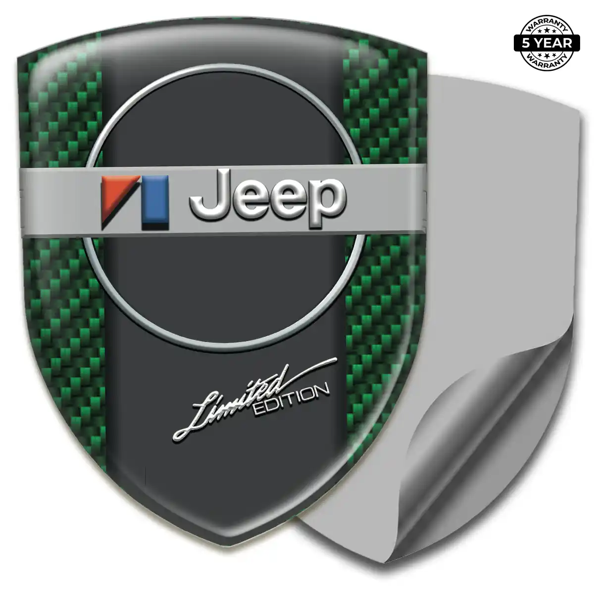 Jeep Self Adhesive Emblem Sticker Deluxe Edition