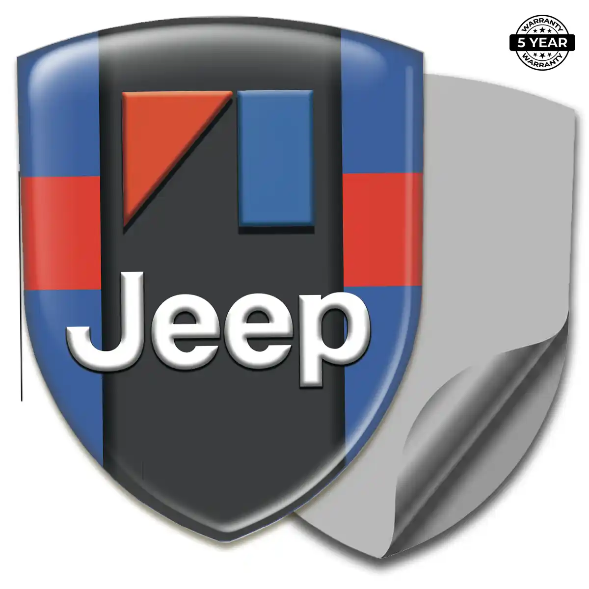Jeep Self Adhesive Emblem Sticker Interior Elegance