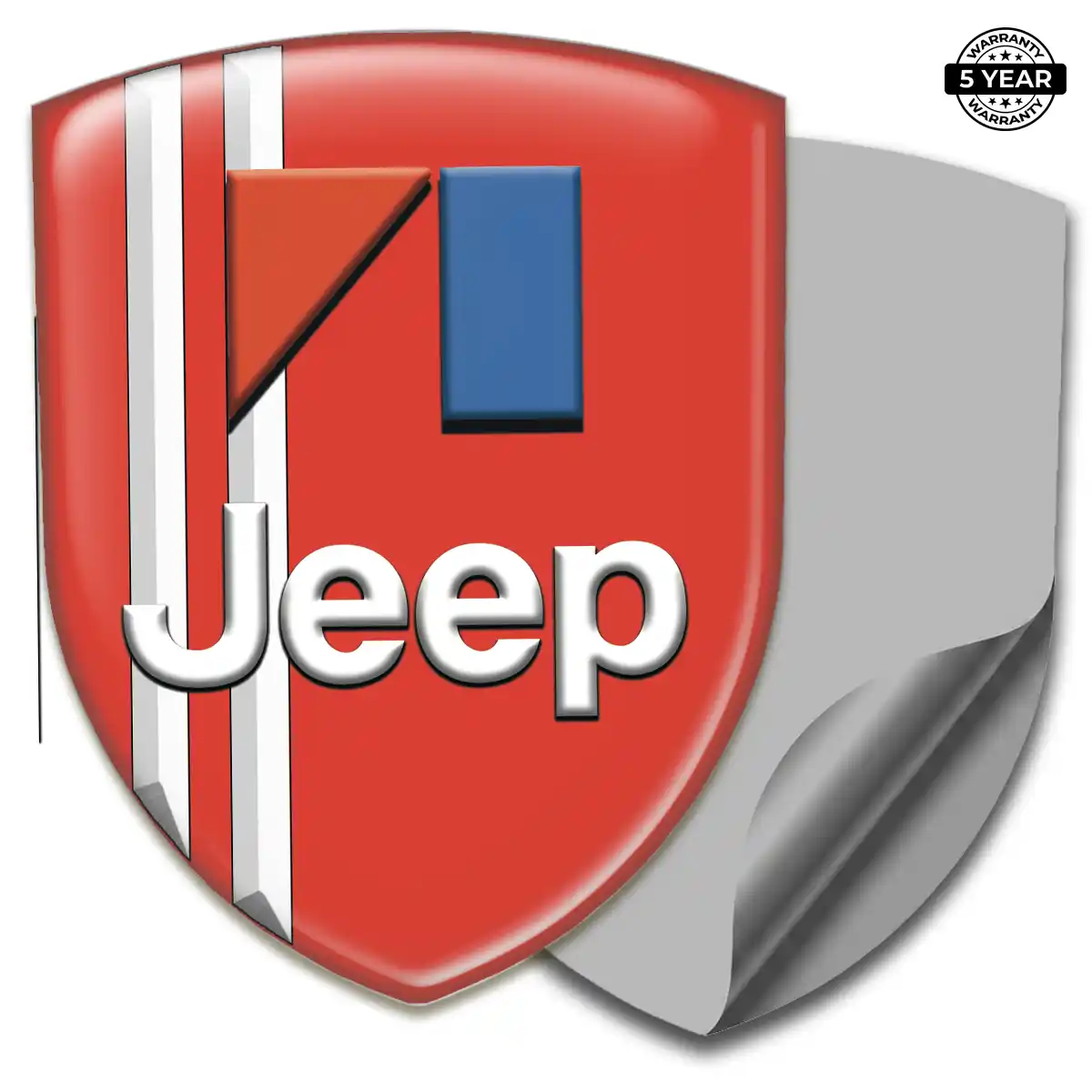 Jeep Self Adhesive Emblem Sticker Interior Luxe