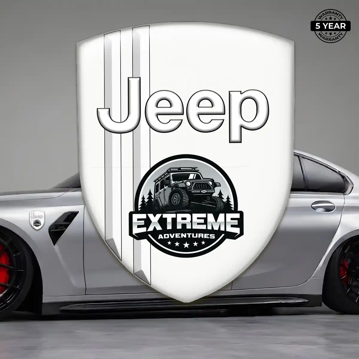Jeep Self Adhesive Emblem Sticker Noble Edition