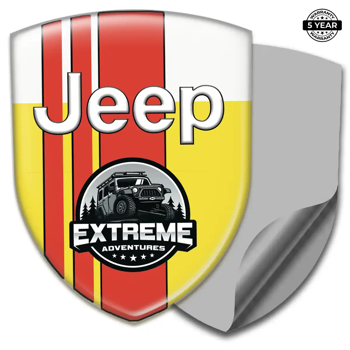 Jeep Self Adhesive Emblem Sticker Opulent Line