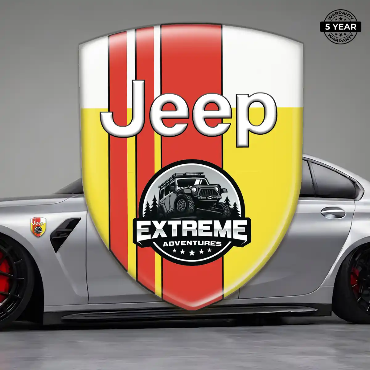 Jeep Self Adhesive Emblem Sticker Opulent Line