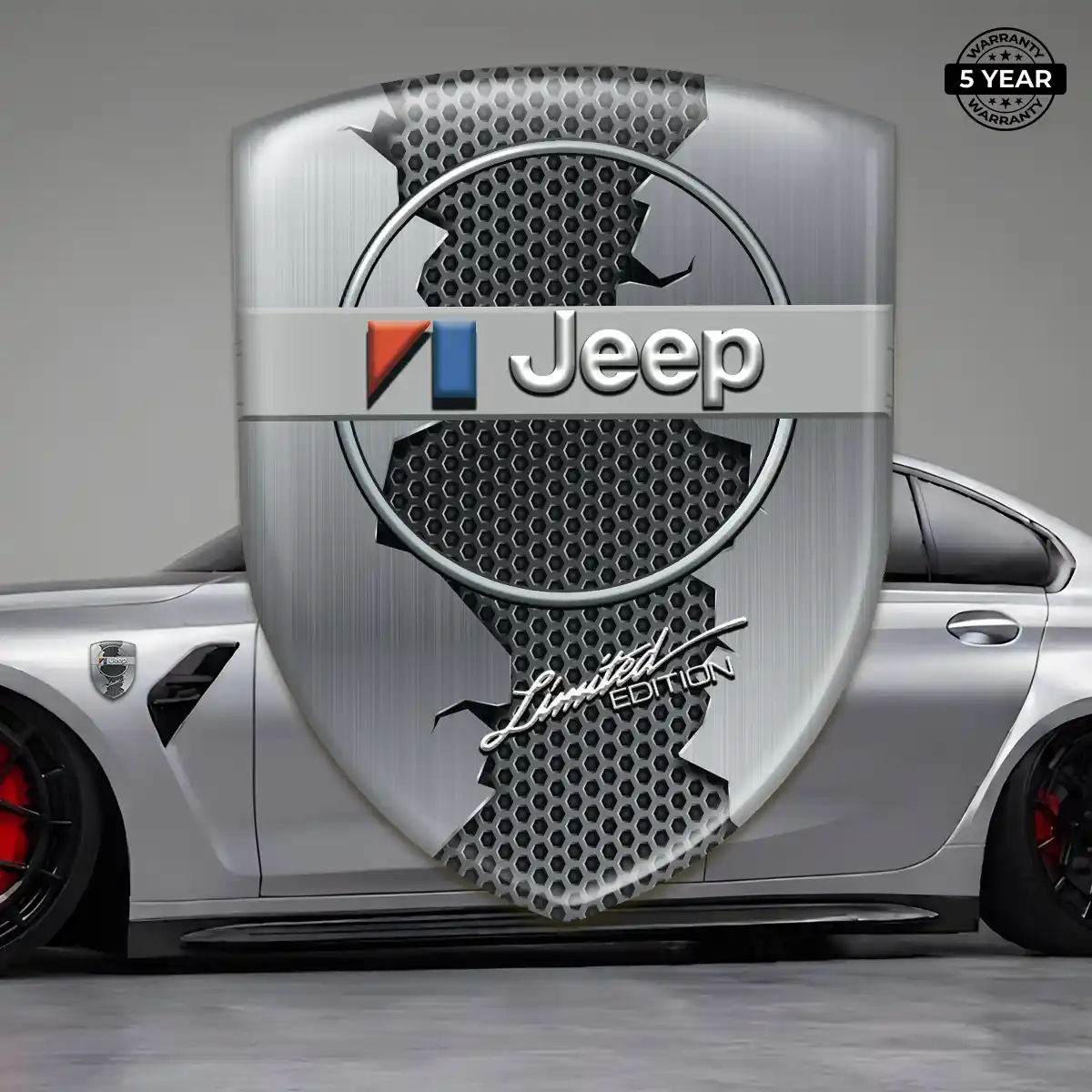 Jeep Self Adhesive Emblem Sticker Prestige Line
