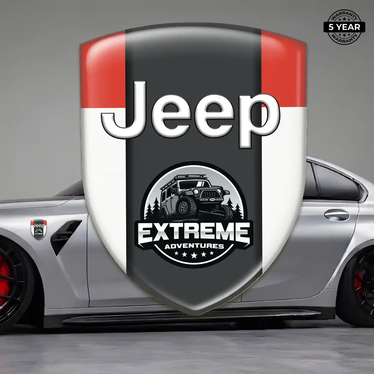 Jeep Silicone Badge Exterior Luxe