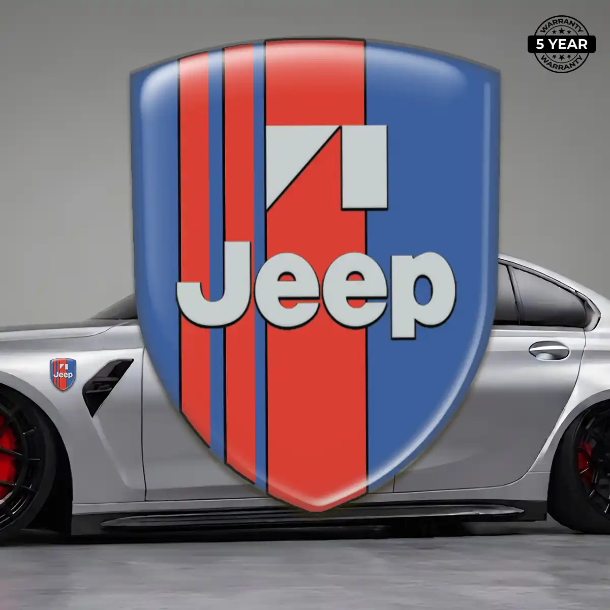Jeep Silicone Badge Interior Luxe