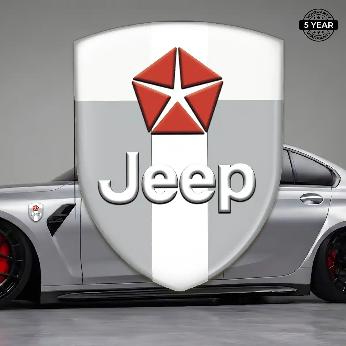 Jeep Silicone Badge Outer Style