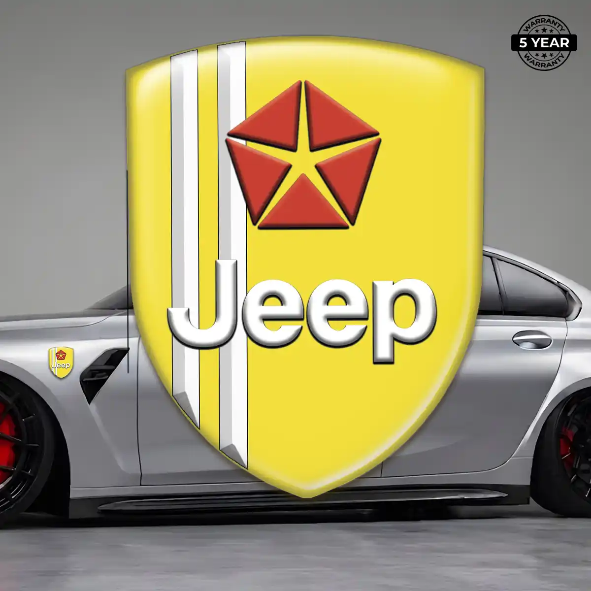 Jeep Silicone Badge Refined Design