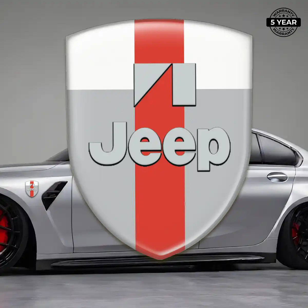 Jeep Silicone Badge Resin Luxe