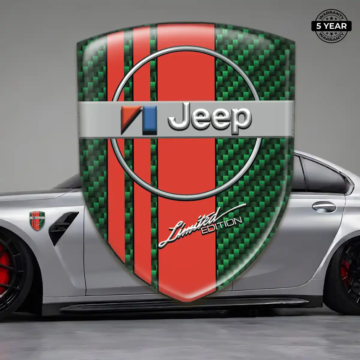 Jeep Silicone Badge Sleek Style
