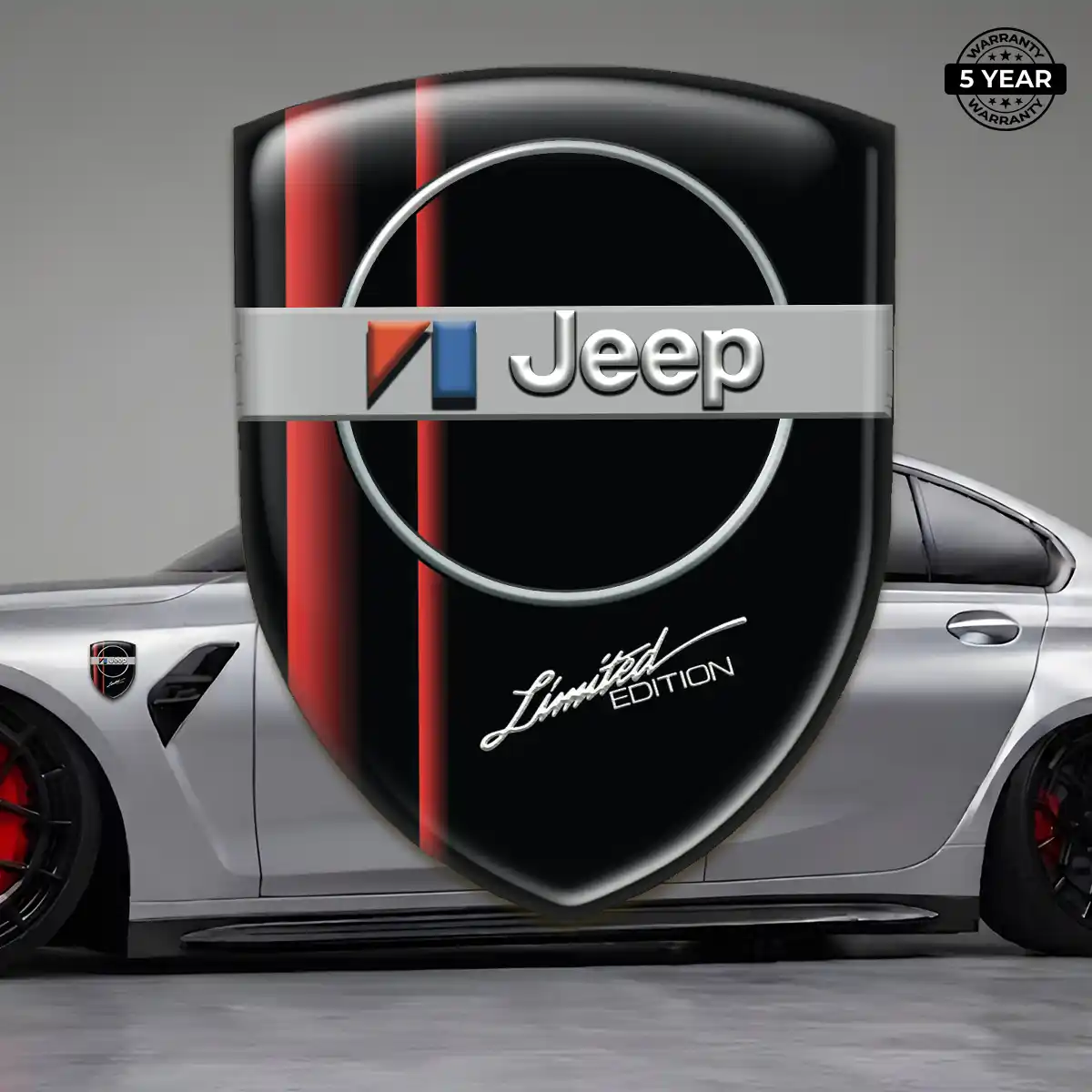 Jeep Silicone Emblem Deluxe Edition