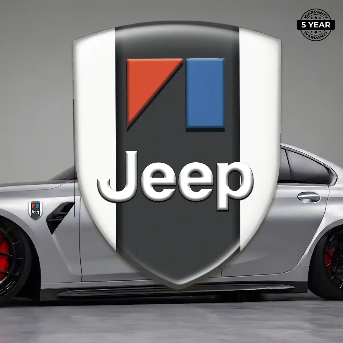 Jeep Silicone Emblem Elite Finish