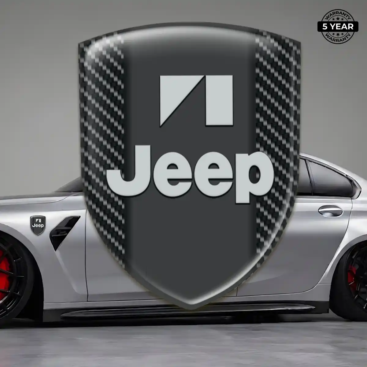 Jeep Silicone Emblem Exclusive Series