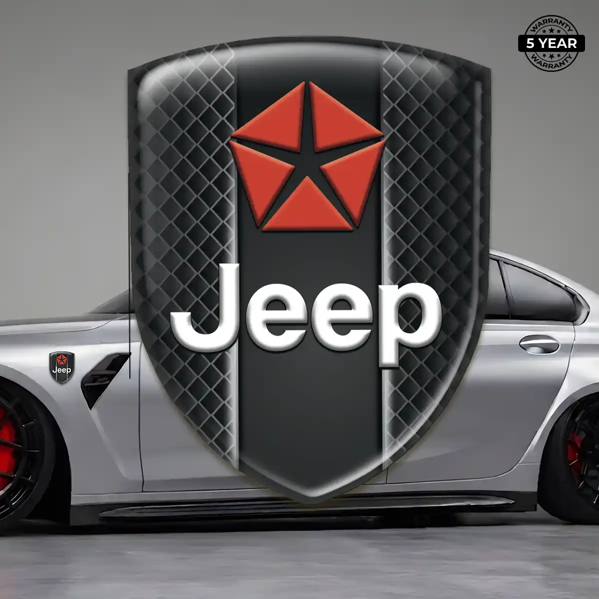 Jeep Silicone Emblem Exterior Luxe