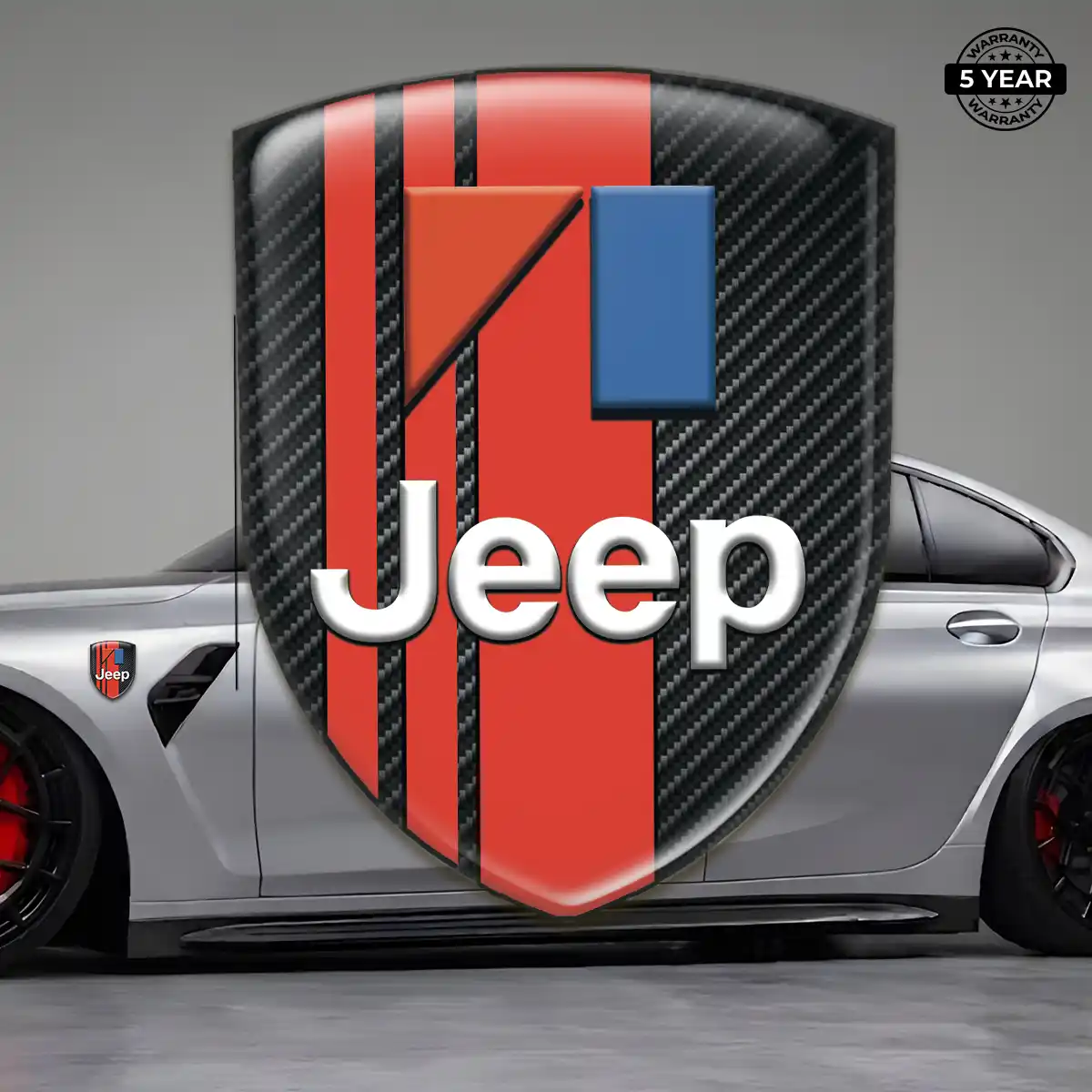 Jeep Silicone Emblem Interior Elegance