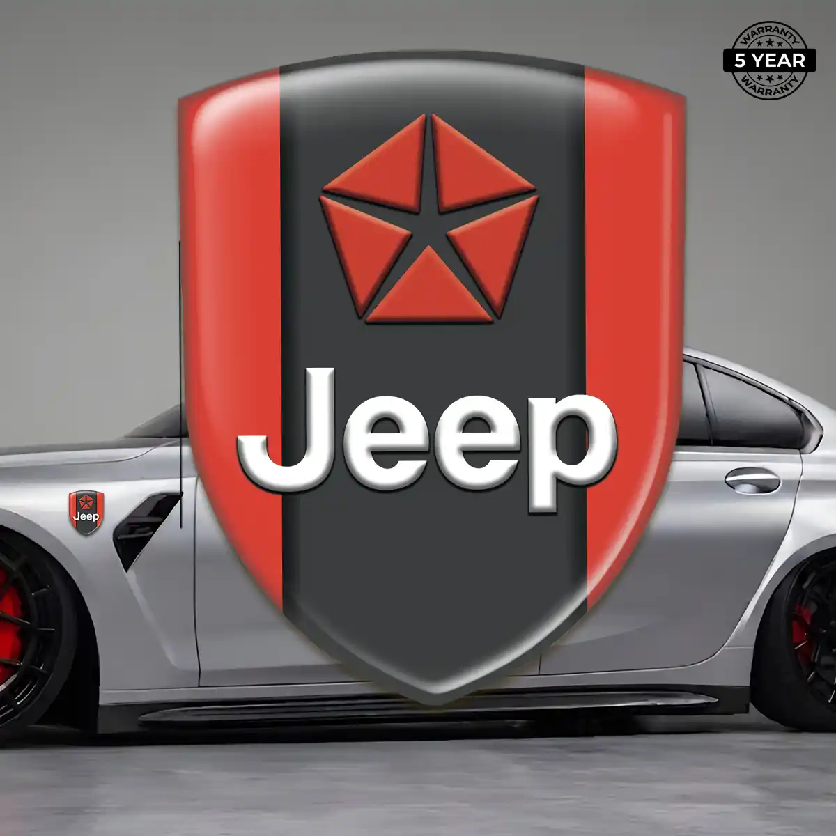 Jeep Silicone Emblem Opulent Line