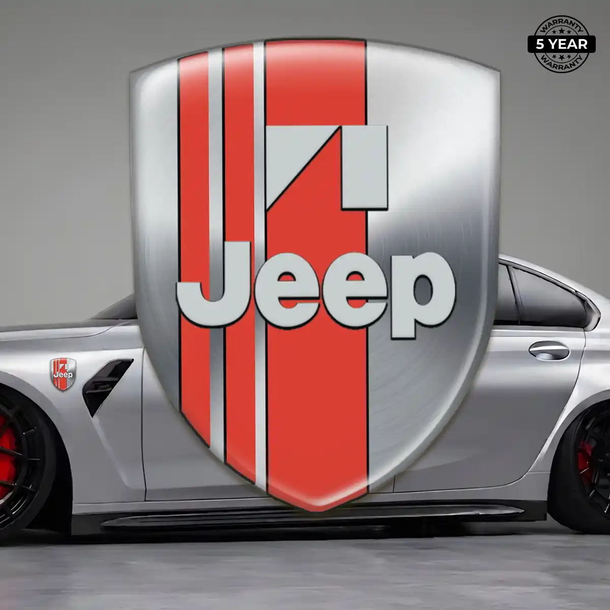 Jeep Silicone Emblem Premium Dome