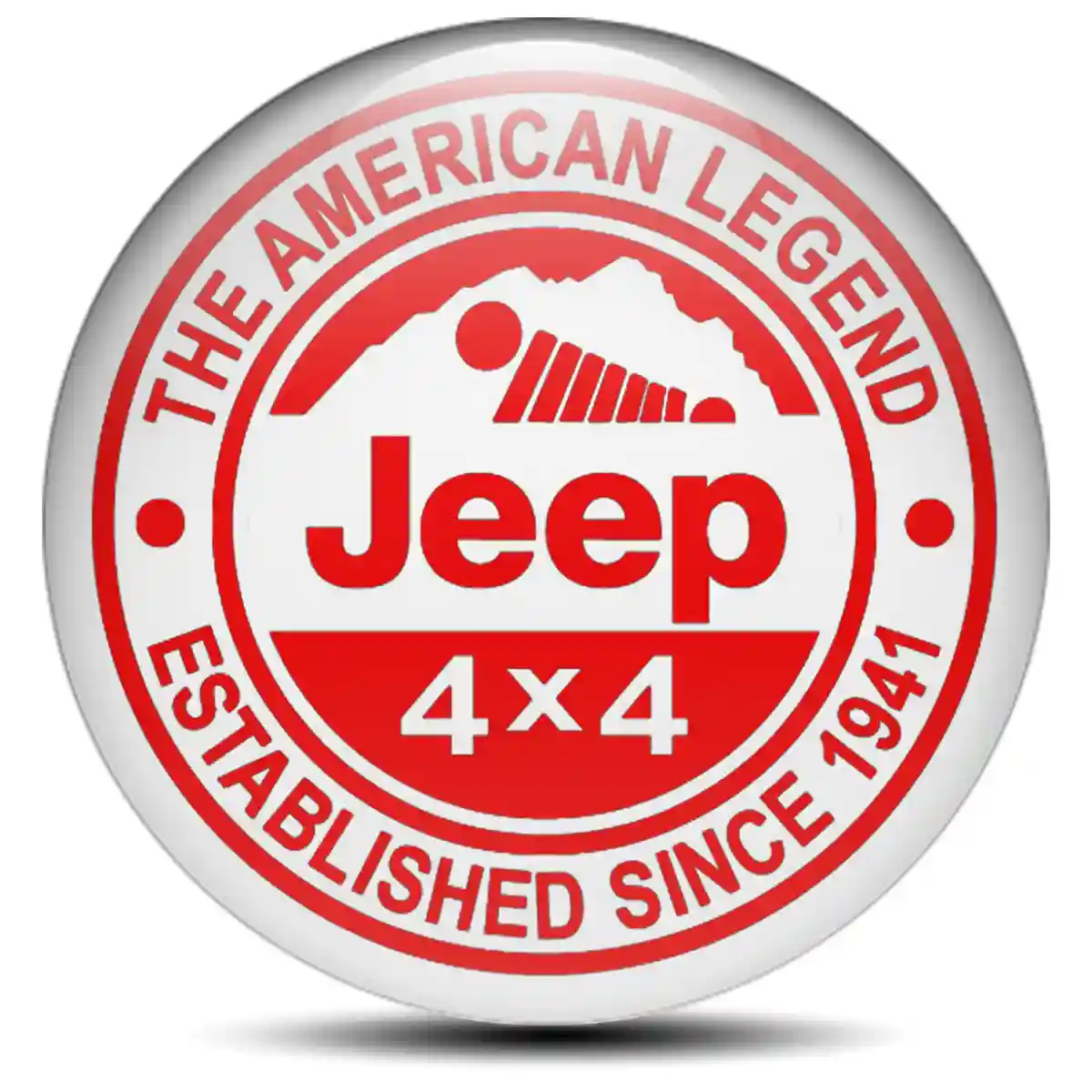 Jeep Silicone Emblem Premium Edition