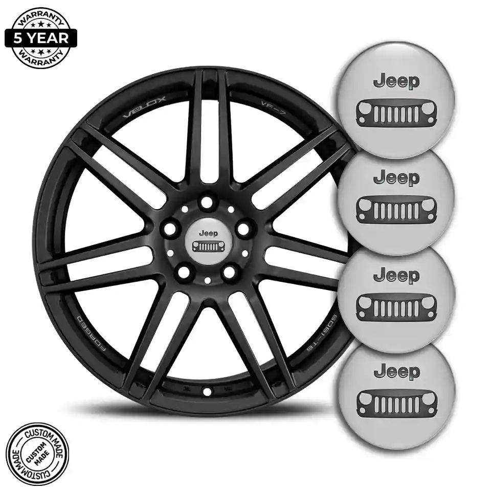 Jeep Silicone Emblem Premium Quality