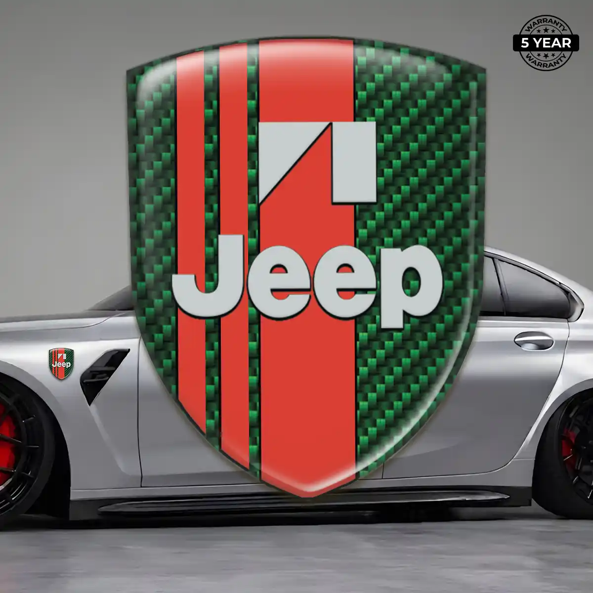 Jeep Silicone Emblem Prestige Line