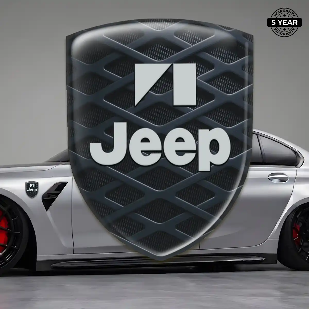 Jeep Silicone Emblem Resin Elite