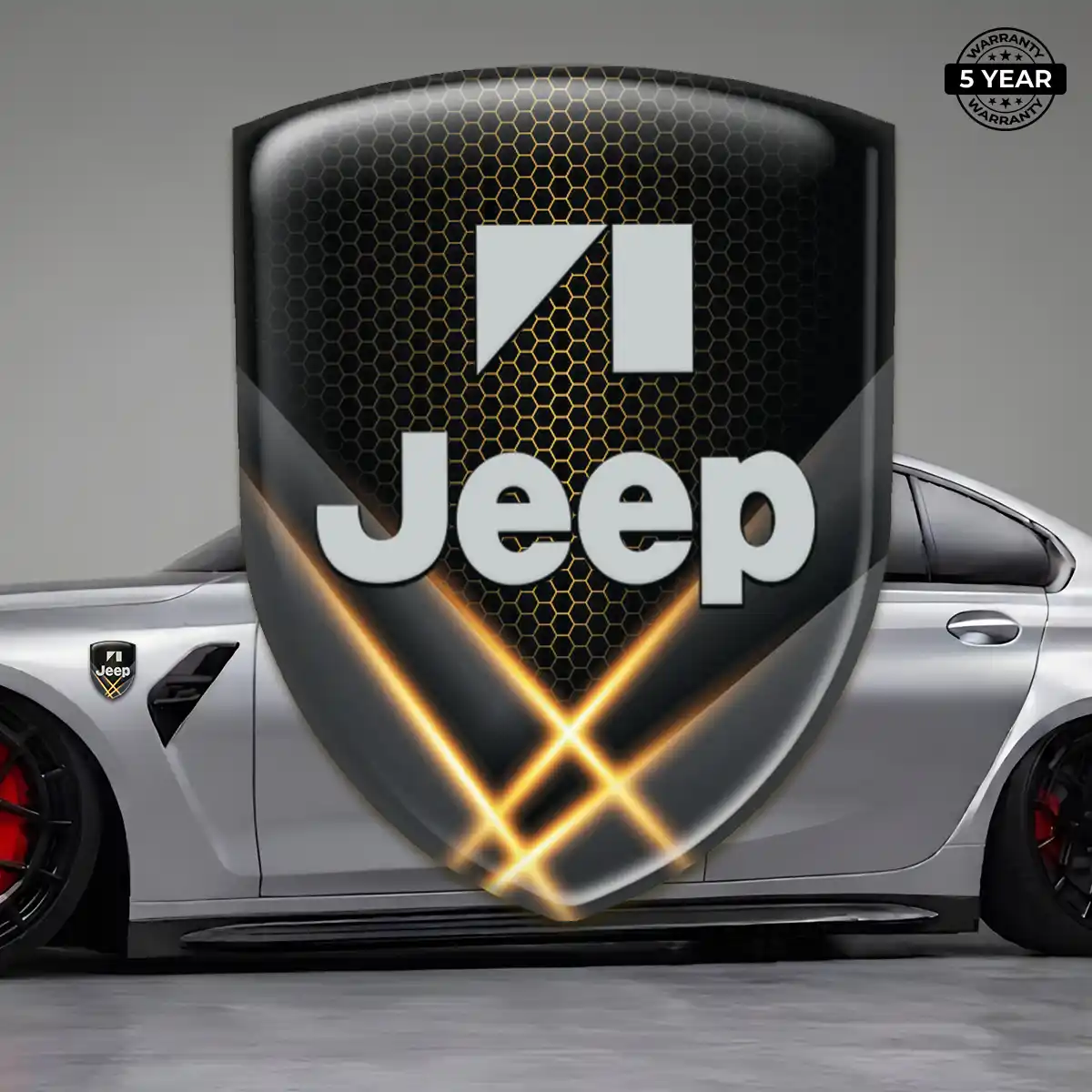 Jeep Silicone Sticker Elite Edition