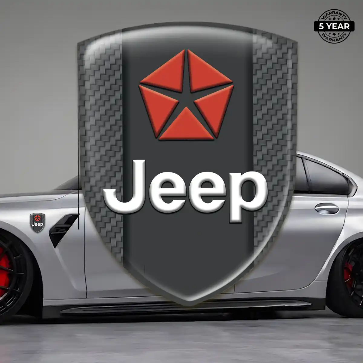 Jeep Silicone Sticker Exclusive Series