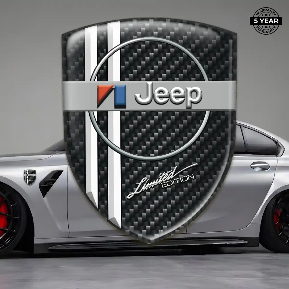 Jeep Silicone Sticker Interior Elegance