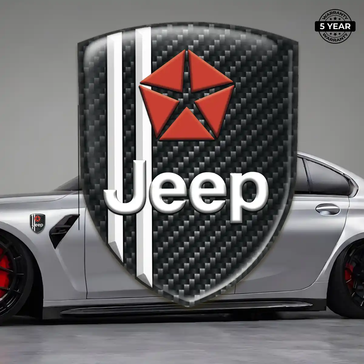 Jeep Silicone Sticker Interior Luxe