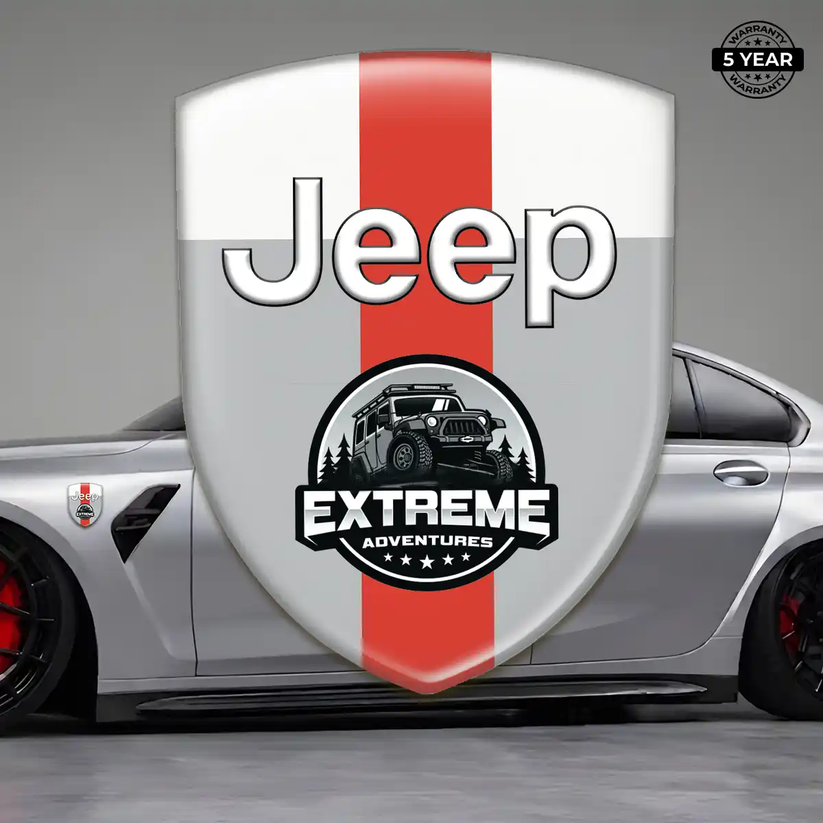 Jeep Silicone Sticker Noble Edition