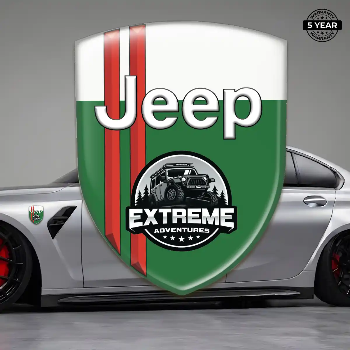 Jeep Silicone Sticker Prestige Line