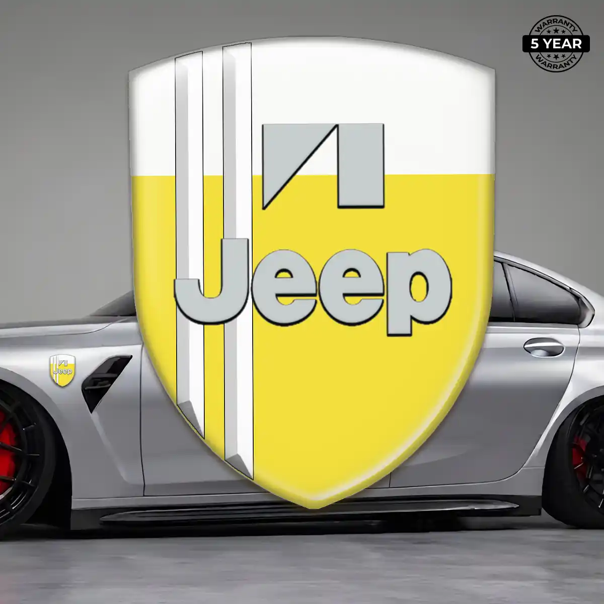 Jeep Silicone Sticker Resin Luxe
