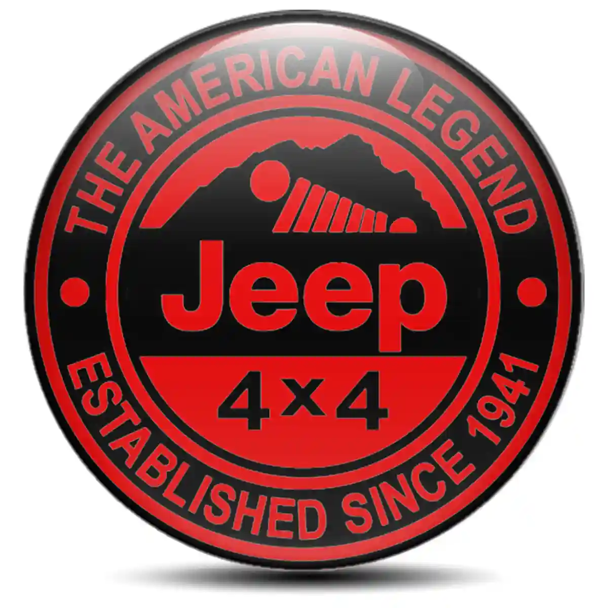 Jeep Silicone Sticker Self-Adhesive High Quality