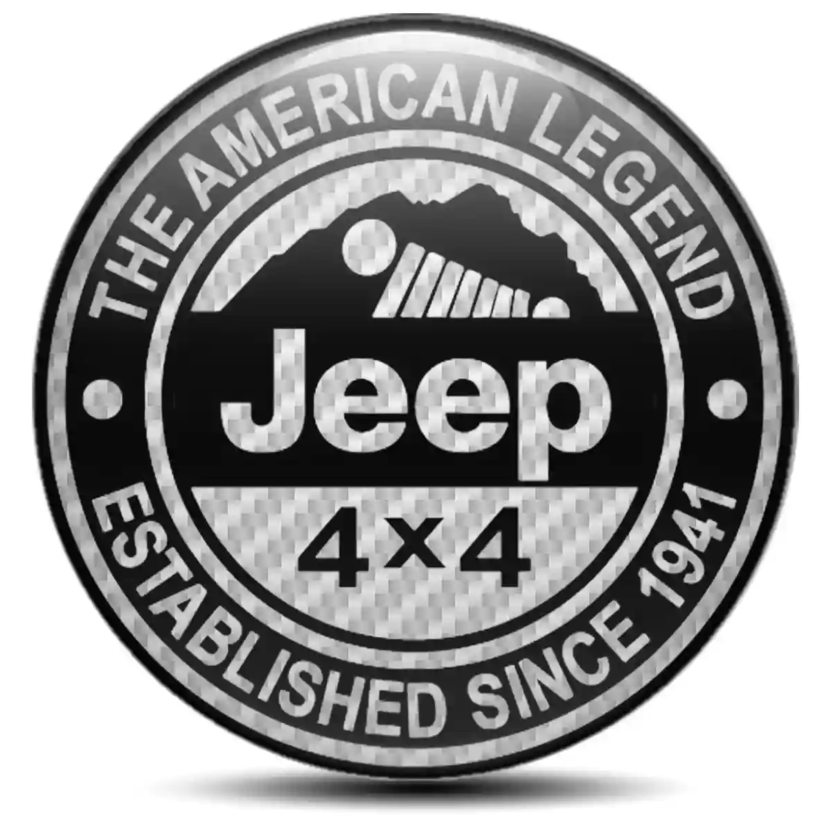 Jeep Silicone Sticker Self-Adhesive Premium Quality