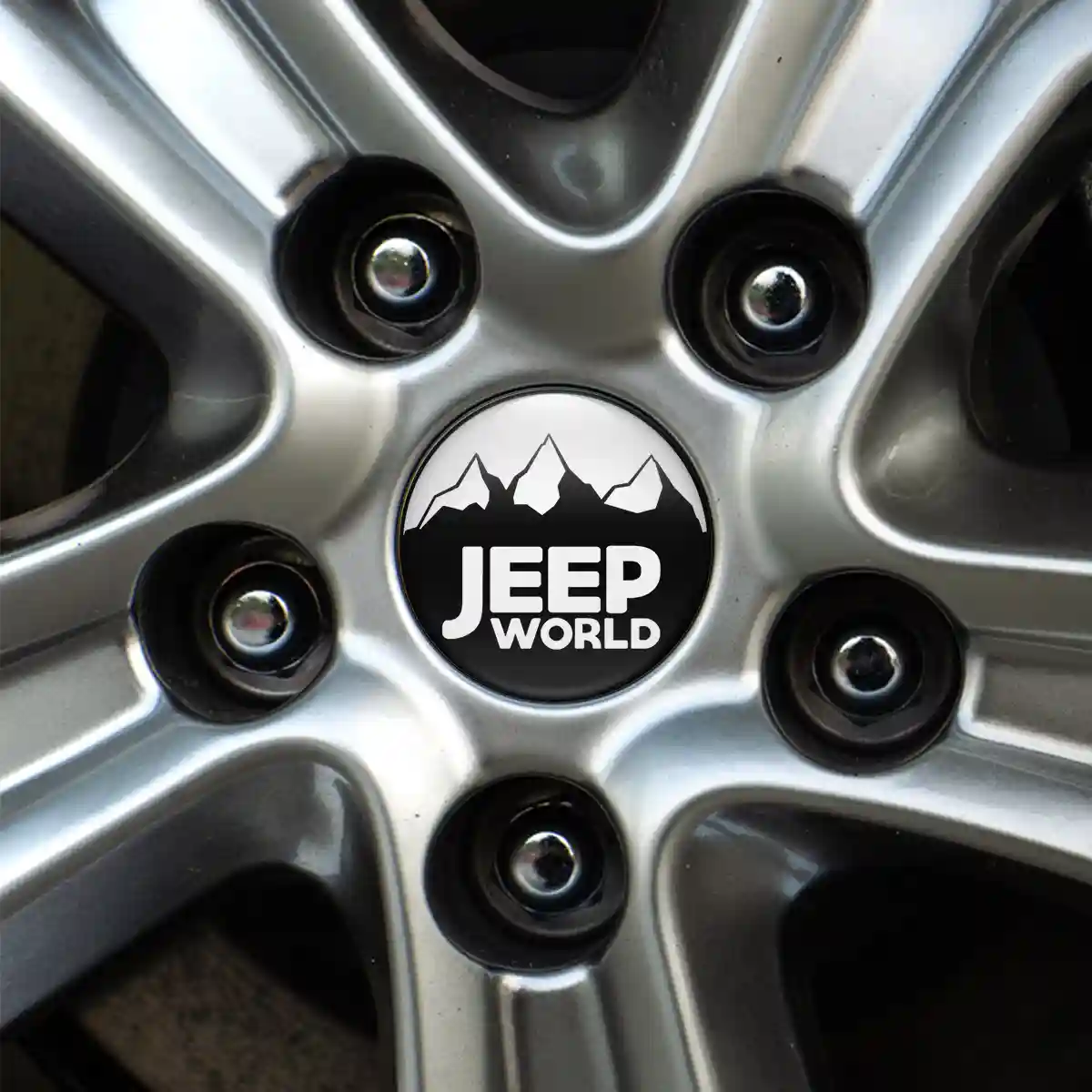 Jeep Silicone Sticker Self-Adhesive Stylish Design