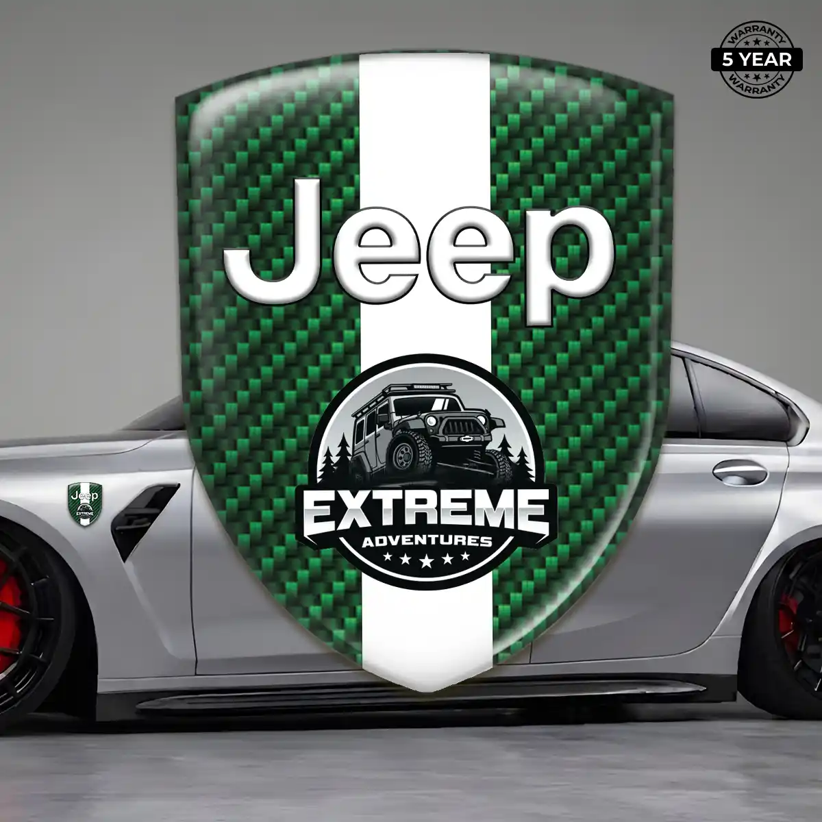 Jeep Silicone Sticker Superior Craft