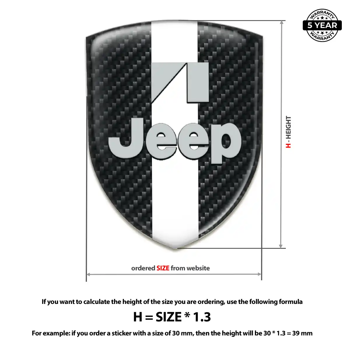 Jeep Sticker Cabin Style
