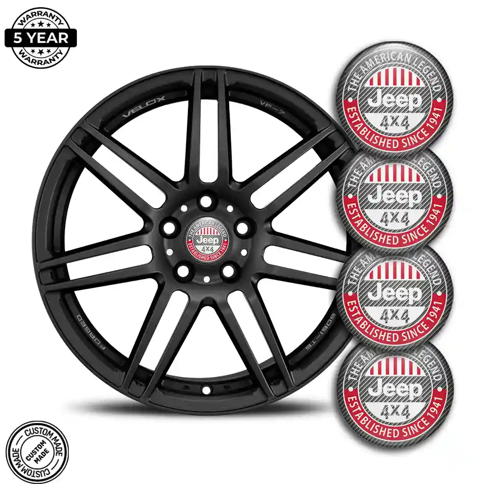Jeep Sticker Epoxy 3D Gel Premium Edition