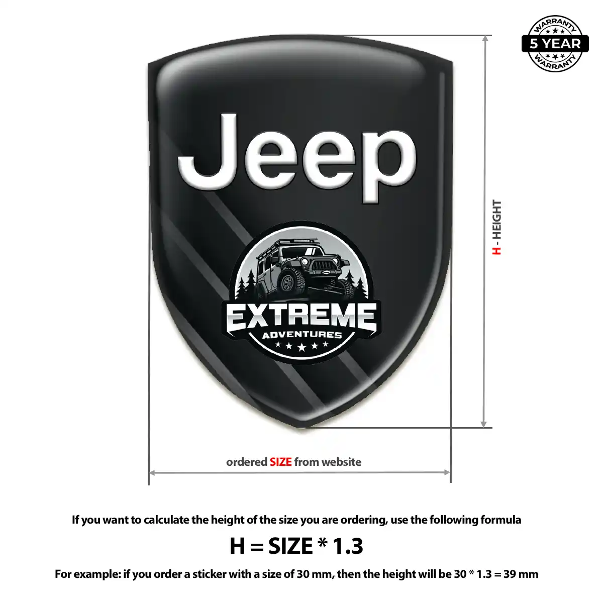 Jeep Sticker Exterior Luxe